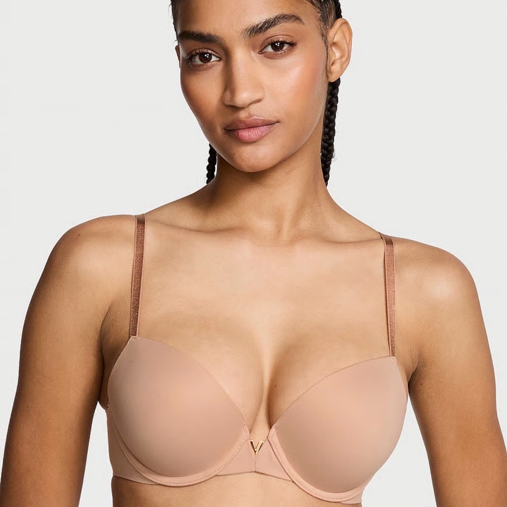 Victoria’s Secret Love Cloud Smooth Push-up Bra Elegant Tan Nude Push-Up Bra